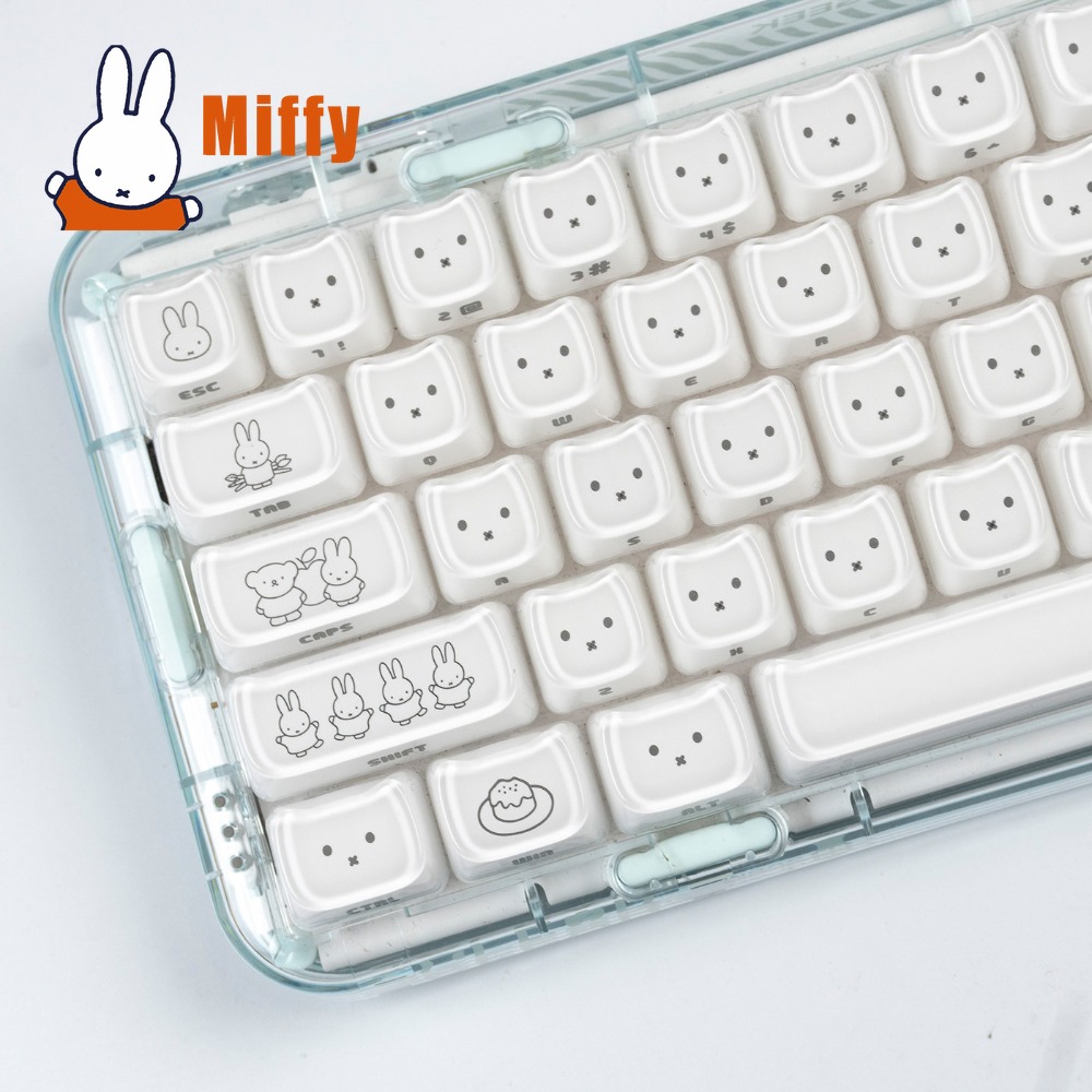 Pc Gaming Gratis - Kawaii Miffy Keycaps Cute Rabbit Key