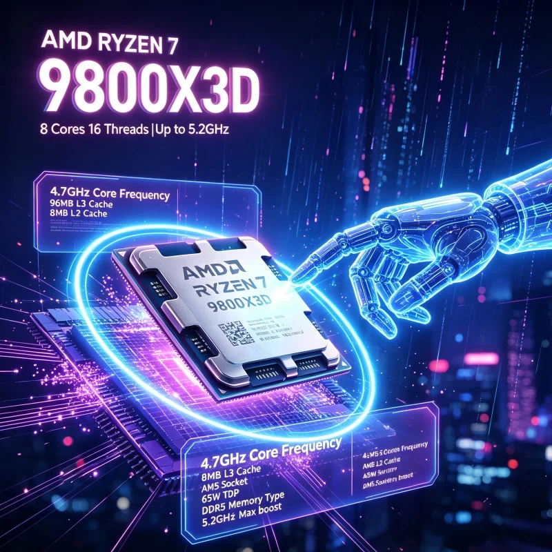 Pc Gaming Amd Ryzen 7 - AMD Ryzen 7 9800X3D AM5 Gaming