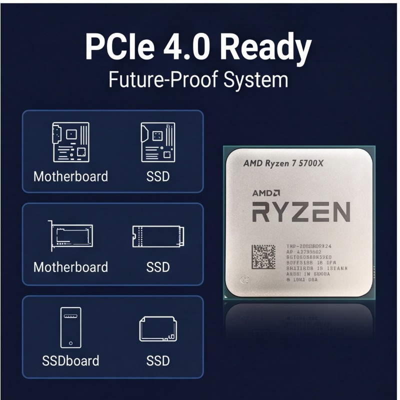 AMD Ryzen 7 5700X Processor Fo - огляд і ціна Pc Gaming Amd Ryzen 7