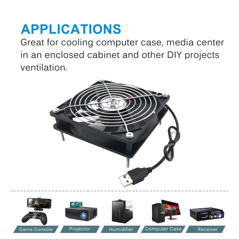 8/12cm 12V USB Powered Compute - огляд і ціна Pc Gaming Vr