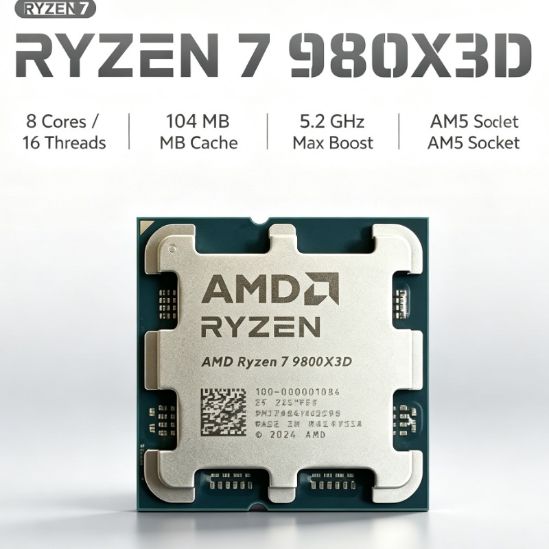 AMD Ryzen 7 9800X3D PC Process - огляд і ціна Pc Gaming Amd Ryzen 7
