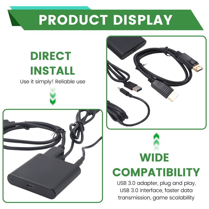 3CGRO-Adapter Power Kit Displa - огляд і ціна Pc Gaming Vr