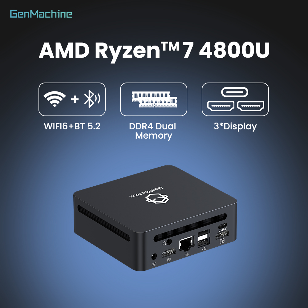 GenMachine Mini PC AMD Ryzen 7 - огляд і ціна Pc Gaming Amd Ryzen 7